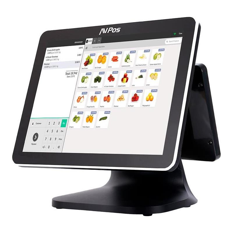 TPV AvPos K5000 Aluminio 15" Táctil J6412 8GB SSD128GB 2ª Pantalla W11P 2 tpv avpos k5000 aluminio 15 tactil j64128gbssd128gb2pantw11p 3y gar 1